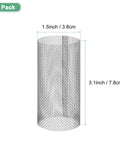 2 Pack 20 Mesh Stainless Steel Filter Screens For Inline Water Filters And Pumps Reusable Sediment Strainer Replacement. Size labeled.