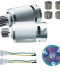 High Speed 12V RS550 Motor Upgrade 30000 RPM 7R 15T For Kids Ride On Cars Replacement Parts Plug and Play Compatible With Fisher Price Jeep Hurricane Ford F150 Raptor Bronco Dune Racer Extreme, showing motor parts and gears