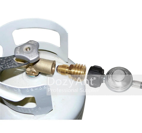 Propane Tank Adapter Converts POL LP Tank Service Valve To QCC1 Type 1 Hose Or Regulator For Old To New Style Systems