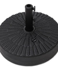 Heavy Duty Water Fillable Round Umbrella Base Weight Workhorse 88 Lb Stand For Patio Outdoor Market Table Umbrella, Fill With Water Or Sand