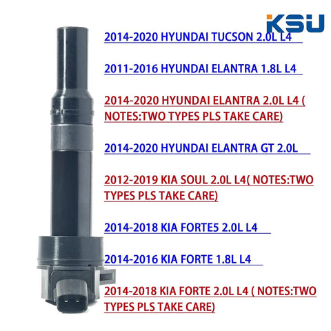 Beefed Up Ignition Coil Pack For Kia Soul Forte Hyundai Tucson Elantra 2011 To 2016 1.8L 2.0L Engines Replacement UF651