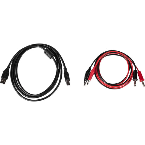 Black USB and red-black testing cables for DATS V3 Computer Based Speaker And Audio Component Test System With USB Interface