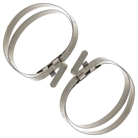 Stainless clamps for Front CV Axle Boot Kit For Polaris RZR 800 And Ranger 400 Crew 570 And Ranger 500 Beefed Up Heavy Duty