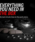 PowerStop front and rear brake kit: drilled and slotted rotors with ceramic pads and hardware