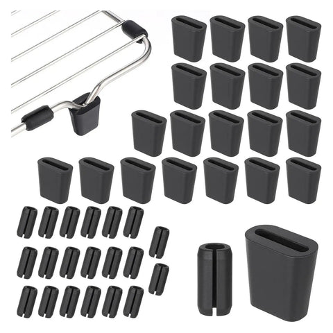 Non Slip Sink Rack Feet Set With Rubber Bumpers For Scratch Proof Protection Easy No Tool Installation