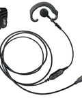 Badass Usb C Lapel Mic Kit With Smart PTT Button And Tough Braided Cord delivering slick static-free sound with ergonomic earpiece.