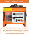 Heavy Duty Electric Rebar Bender Machine 1700W Workhorse with adjustable angle settings from 0 to 180 degrees.
