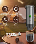 Grab And Go Portable Espresso Machine For Travel And Outdoors 20 Bar Extraction Self Heating With USB C 3 In 1 Brew System Works With Ground Coffee NS Capsules DG Pods For Hiking Camping Green in use outdoors