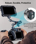 Rosette 11 Inch Magic Arm With Ball Head And Anti Twist Pins For Cameras Ipads Monitors Led Lights Smartphones And Action Cameras