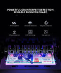 Bank Grade Money Counter For Mixed Denominations With Printer Enabled, Serial Number Tracking And Counterfeit Detection display