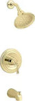 Devonshire Rite Temp Bath And Shower Trim With NPT Spout And 1.75 GPM Showerhead, Pressure Balancing Diaphragm Delivers Stable Temperature