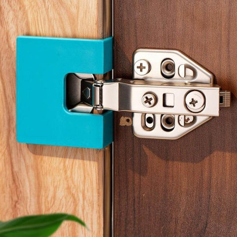 Two Pack Adjustable Door Hinge Jig Router Template Installation Kit With Magnetic Locking For Drill Free Setup Precision 2mm Calibration