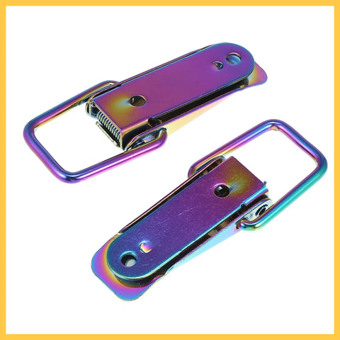 Universal Car Bumper Security Hook Clips Set Quick Release Fasteners For Trunk Bumpers And Fenders Multicolor 105x33mm