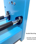 Close-up of sealed bearings on Electric Tumbler Kit for Polishing Stones, Rocks, Glass, and Metals, 15Lb Single Barrel Polisher