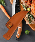 Leather Knife Sheath For Japanese Knives And Chef Knives And Boning Knives Durable Portable Knife Holder Bag
