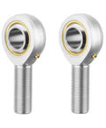 Two Pack Five Eighth Inch Bore Rod End Bearing With Five Eighth Eighteen Right Hand Thread Pre Lubricated Heim Joint 11 Degree Angular Misalignment Steel Body With Hardened Bearing Ball 21N Static Load 20kN Dynamic Capacity, two rod ends