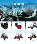 Go Kart Throttle Cable And Throttle Linkage Assembly Kit For Predator 212CC And 196CC OHV Engines GX160 GX200 and fitment examples