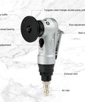 Mini Pneumatic Chamfering Tool For Metal, Portable Handheld Burr Trimmer with labeled parts and tungsten steel bits