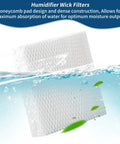 Top Notch Replacement Wick Filter For AirCare Humidifiers B23 DP3 B40 in water with honeycomb pad design