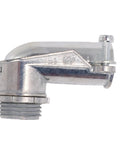 Rock Solid 90 Degree Squeeze Connector For 1/2 Inch Ac Mc And Flexible Metal Conduit Dead Simple Zinc Alloy Electrical Wiring Fitting.