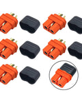 Beefy Female Connector With Sheath Housing For RC LiPo Batteries FPV Drones Solar Panels And Power Stations Anti Reverse Safe Connection Easy Solder 5 Pack High Current XT60 Style Plug For RC Cars Boats UAVs