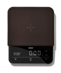Precision Coffee Scale With Built In Timer For Pour Over, 6 Pound Capacity, Sleek black finish.