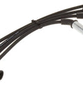Premium Heavy Duty High Voltage Spark Plug Wire Replacement with a sleek black design for direct bolt up ignition.