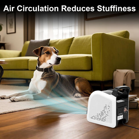 Air Mover Blower Fan For Floor Drying And Cooling At Home Job Site Garage Or Shop With Three Speeds Portable Utility Fan in living room