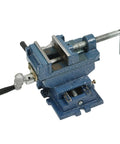 5 Inch Cross Slide Drill Press Vise With 2 Way X Y Travel Heavy Duty Iron Workhorse locks down tight for machining projects.