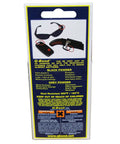 Heavy Duty Adhesive Kit For Serious Diy Fixups On Hard Plastics Pvc And Metals With Dual Bottle Setup And Reinforcing Powder, packaging back view.