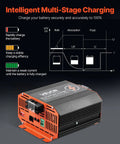 Workhorse 12V 20A Dc To Dc Battery Charger For Rvs And Trailers With Smart Charging Cycle, showing intelligent charging diagram.