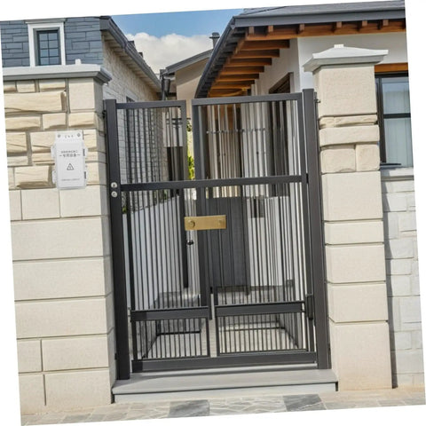 Hohopeti Heavy Duty Waterproof Electrical Junction Box for Outdoor Wiring Keeps Everything Dry And Safe For Your Camera Setup Or Garage With Easy Install Sturdy Plastic Build, shown mounted at a home entrance.