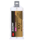 Epoxy Adhesive DP100 Plus Clear Duo-Pak 48.5 mL (1.64 fl oz) cartridge front view, professional grade for structural bonding.