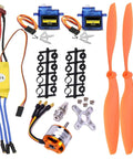 A2212 1400KV Brushless RC Motor With 30A ESC And SG90 Micro Servo 8060 Propeller Set for planes and quadcopters