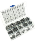 525 Piece E Clips And Retaining Rings Kit, 14 Metric Sizes Side Mount External Retaining Rings 1.2mm To 15mm Diameter, Carbon Steel