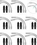 32 Piece Bike V Brake Noodle And Cable Guide Tube Set With 90 Degree And 110 Degree Bend Pipes Plus Rubber Boots for smooth routing