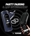 Player Go Golf GPS Speaker With AI Power showcasing Bluetooth and app integration features.