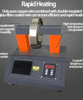 Portable Induction Bearing Heater With Digital Temperature Control And Fast Heating Top Notch Pure Copper Coil for rapid heating of bearings.