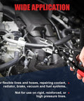 Three Piece Ratchet Hose Pinch Off Pliers Set used on fuel lines in engine bay