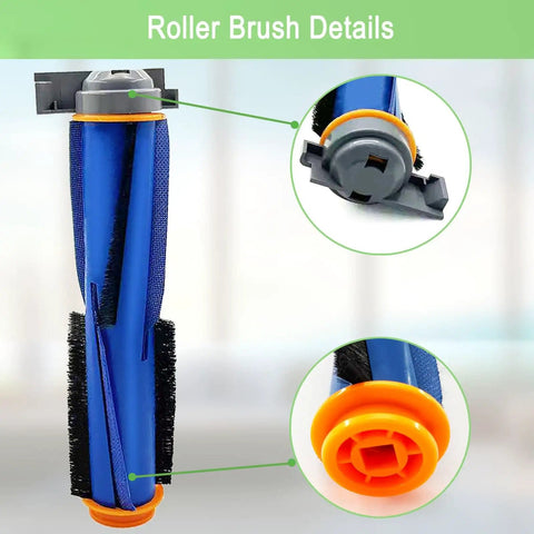 Replacement Parts Kit For AI Vacuum Models AV2501S AV2511AE AV2610WA RV2502AE RV2400WD roller brush details