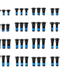 Heavy Duty Red Dot Sight Screw Kit With Multiple Size Mounting Hardware for Pistols and Optics, 48pcs assorted metric screws.
