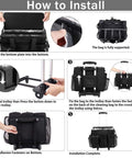 Installation guide for Extra Large Rolling Cleaning Caddy With Built In Hard Support Board And Detachable Trolley