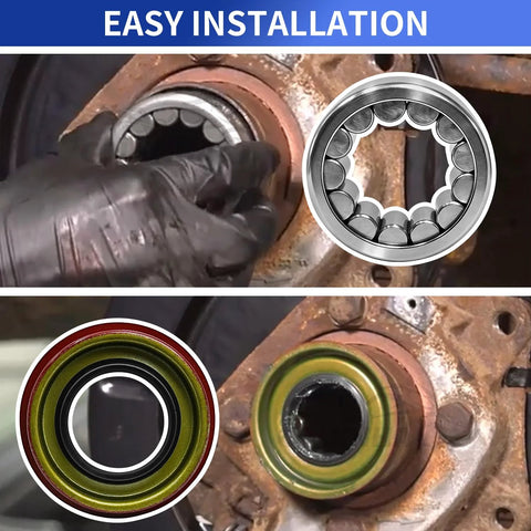 Installation of Beefed-Up Rear Left And Right Axle Wheel Bearing And Seal Kit For Chevy Blazer Silverado Suburban GMC Canyon GM 1500 2500