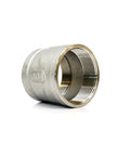 Top Shelf 304 Stainless Steel Coupling 5 Pack Featuring Grippy Npt Female Threads Slick One Point Five Inch Pipe Connector