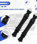 Front Sway Bar Links For Chevy Silverado 1500 Heavy Duty Stabilizer Links Kit To Boost Handling, Stability, And Smooth Ride For Daily Driver And Light Towing, black steel