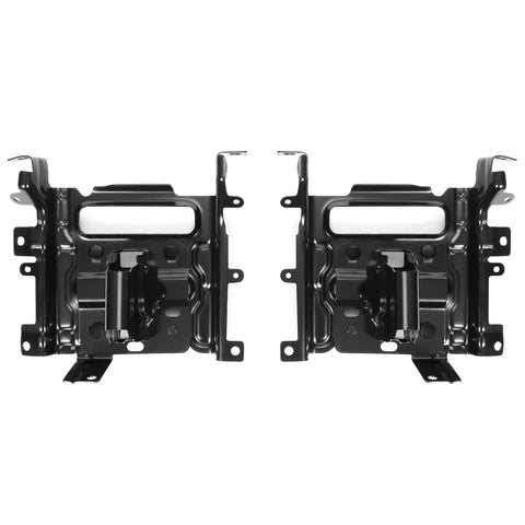 ECOTRIC front bumper bracket pair for Ram 1500 Classic, left and right, black steel replacement.