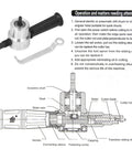 Diagram of Heavy Duty Dual Head Electric Nibbler Cutter For Metal Sheets showing internal components and assembly instructions.