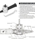 Diagram and parts of Beast Pro Grade Dual Head Electric Metal Nibbler Cutter For Stainless Steel Aluminum Iron with guide.