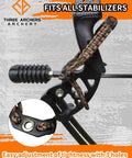 Adjustable Archery Bow Wrist Sling With Hand Loop And Loop Carrier Lightweight 0.1lb Steady Grip Stabilizer, multi-grommet design.