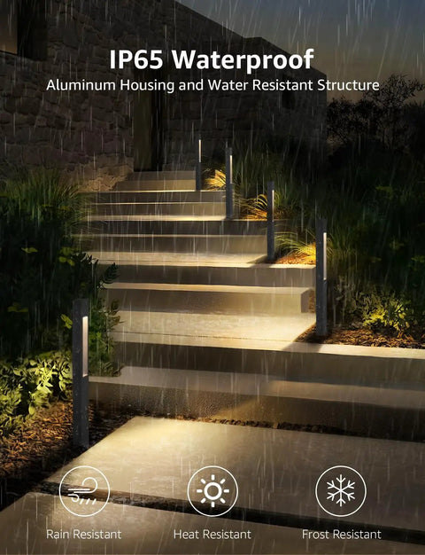 Low Voltage 12 24V LED Pathway Lights 3W 3000K CRI 90 Plus Aluminum Waterproof Landscape Walkway Garden Yard ETL Listed